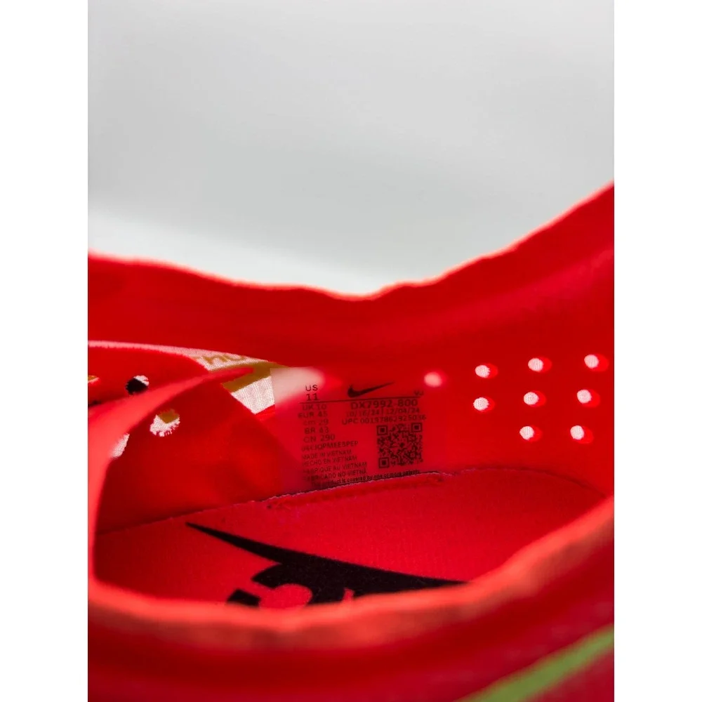Nike ZoomX Dragonfly XC Bright Crimson Volt Men 11 Cross Country Shoe DX7992-800